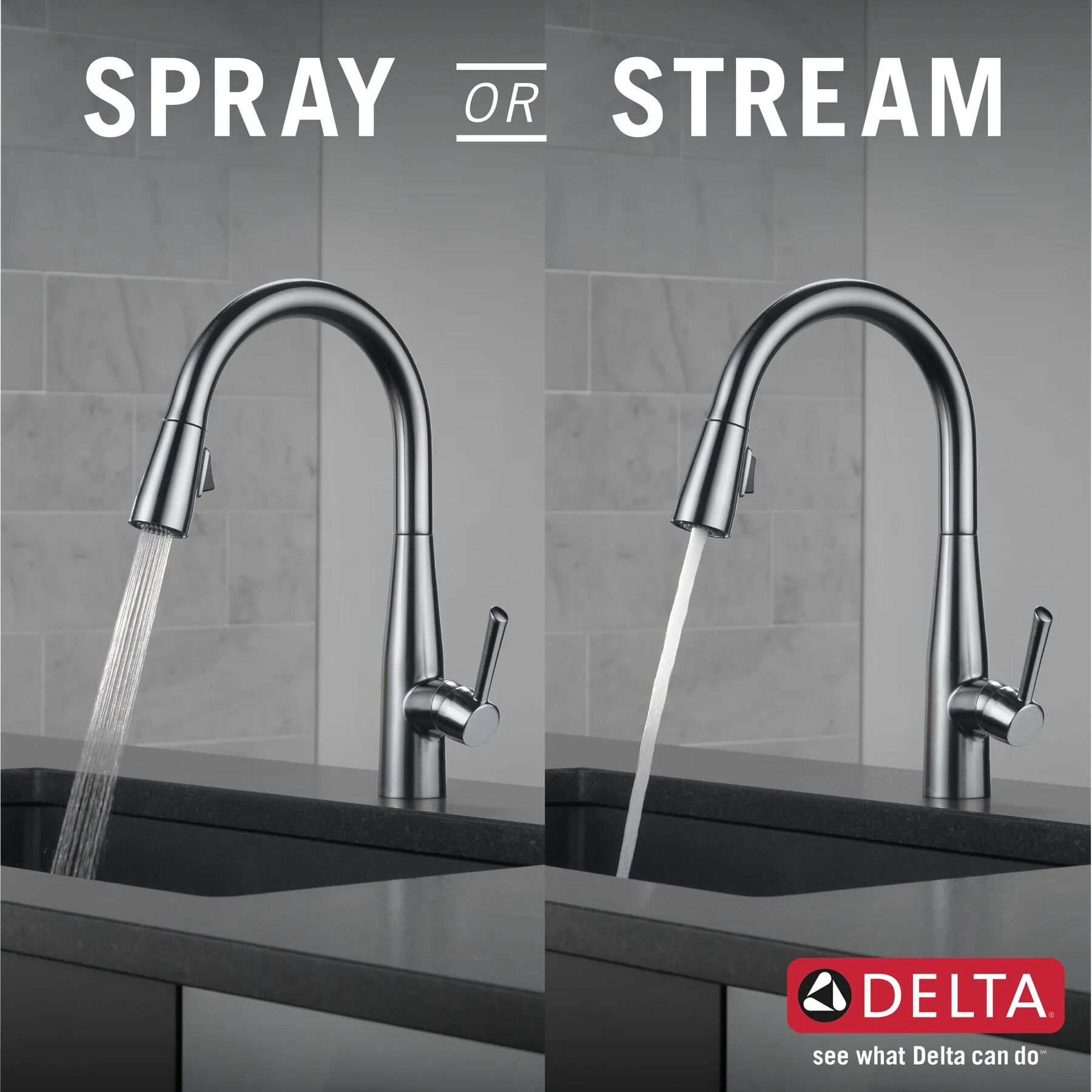 Single Handle Pull-down Kitchen Faucet (Recertified)