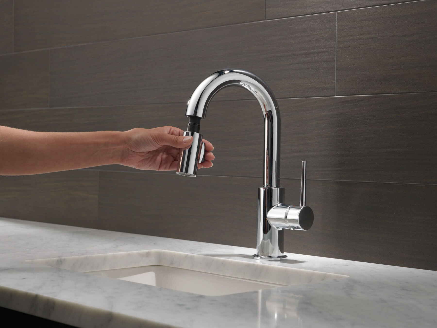 Single Handle Pull-Down Bar / Prep Faucet
