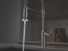 Single Handle Pull-Down Kitchen Faucet With Spring Spout