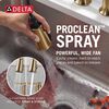 Two Handle Pull-Down Bridge Kitchen Faucet