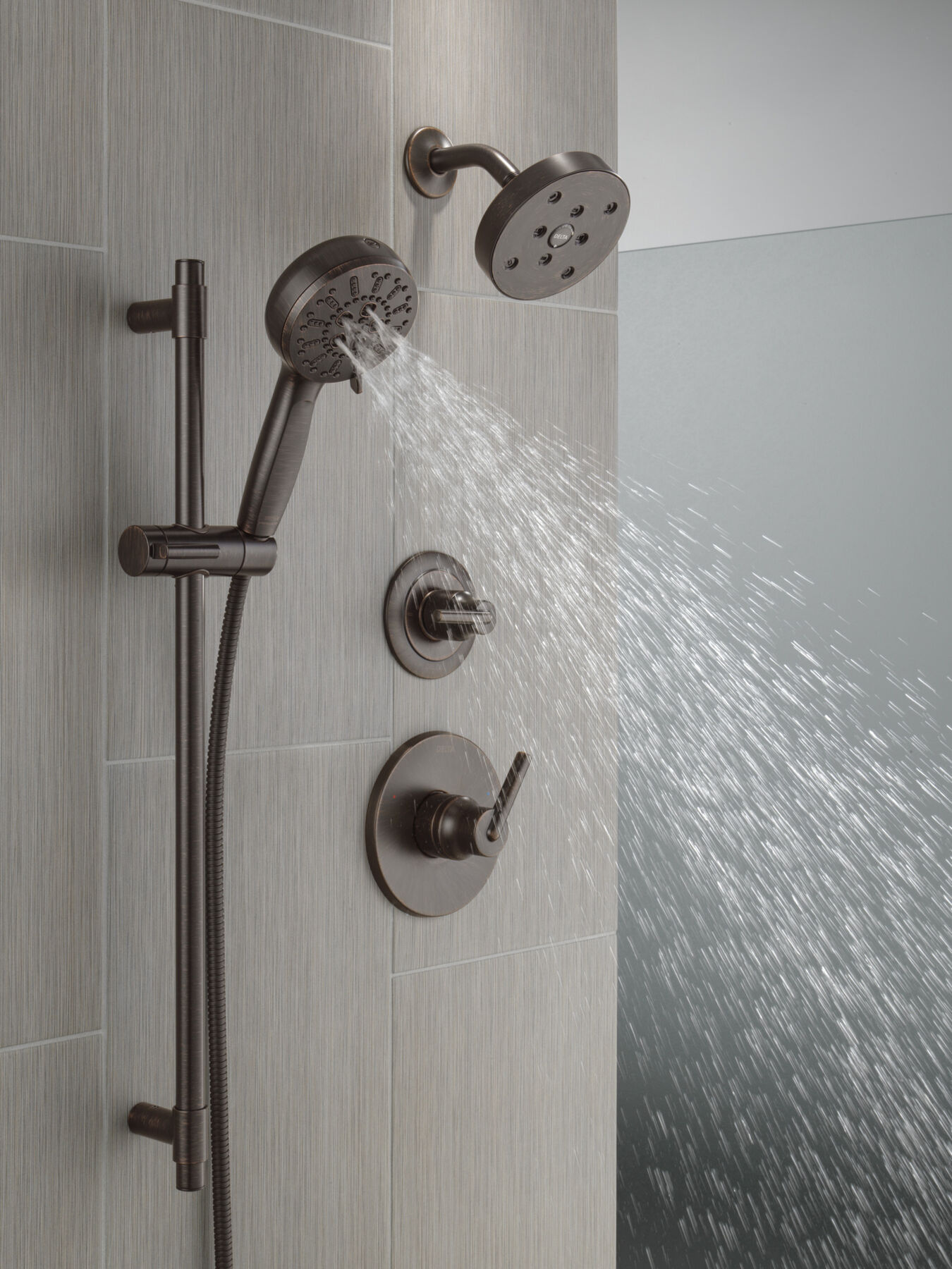 3-Function Custom Shower Bundle with ProClean Hand Shower
