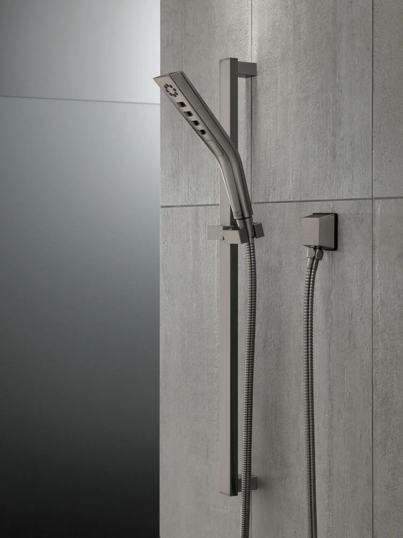 H<sub>2</sub>Okinetic&reg; 3-Setting Slide Bar Hand Shower