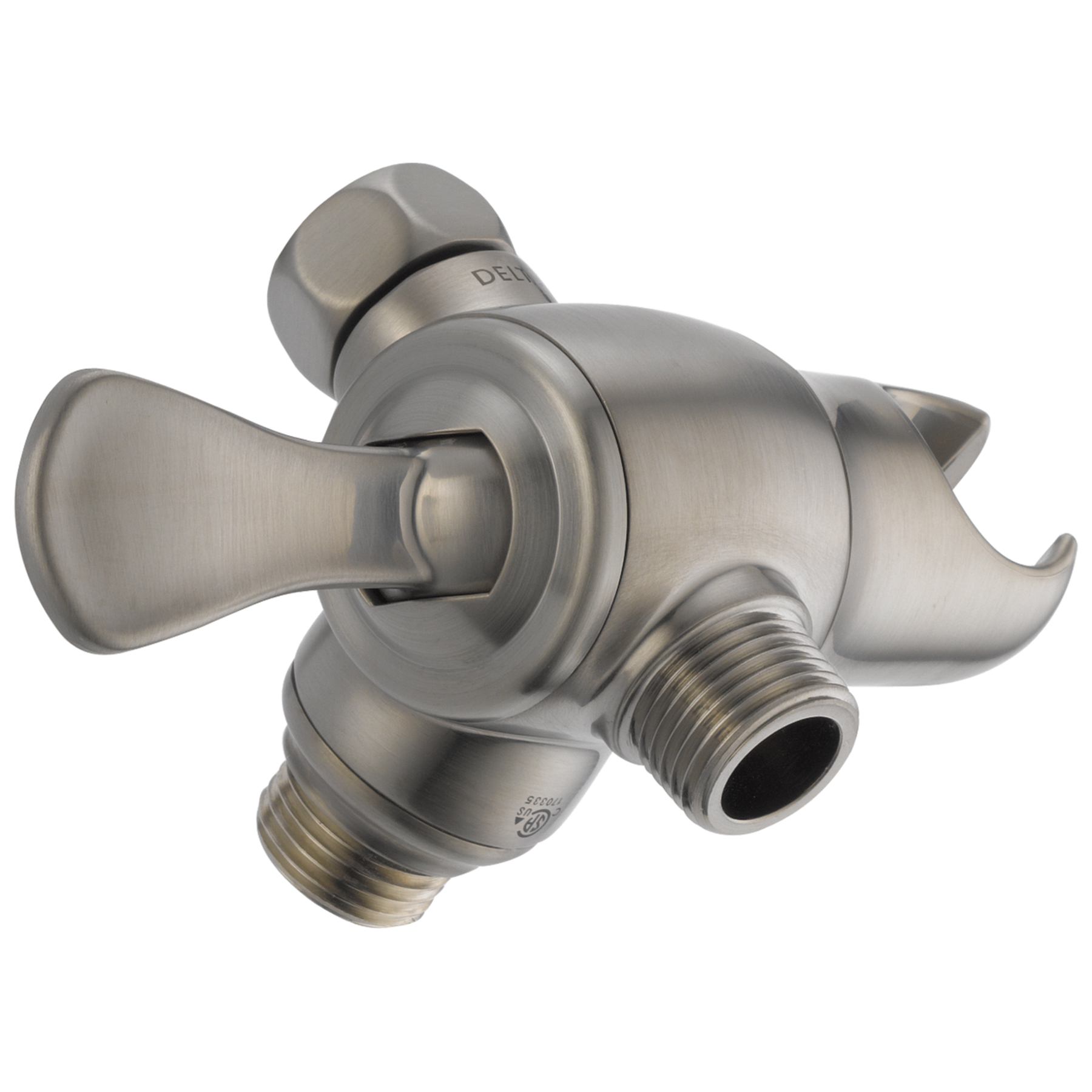 3-Way Shower Arm Diverter with Hand Shower Mount