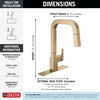 Single Handle Pull-Down Kitchen Faucet