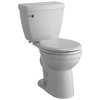 Round Front Toilet With Slow-Close Seat