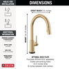 Single Handle Pull-Down Kitchen Faucet with Touch<sub>2</sub>O&reg; Technology