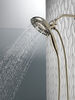 H<sub>2</sub>Okinetic&reg; In2ition&reg; 5-Setting Two-in-One Shower