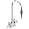 Two Handle Deck-mount Laboratory Mixing Faucet
