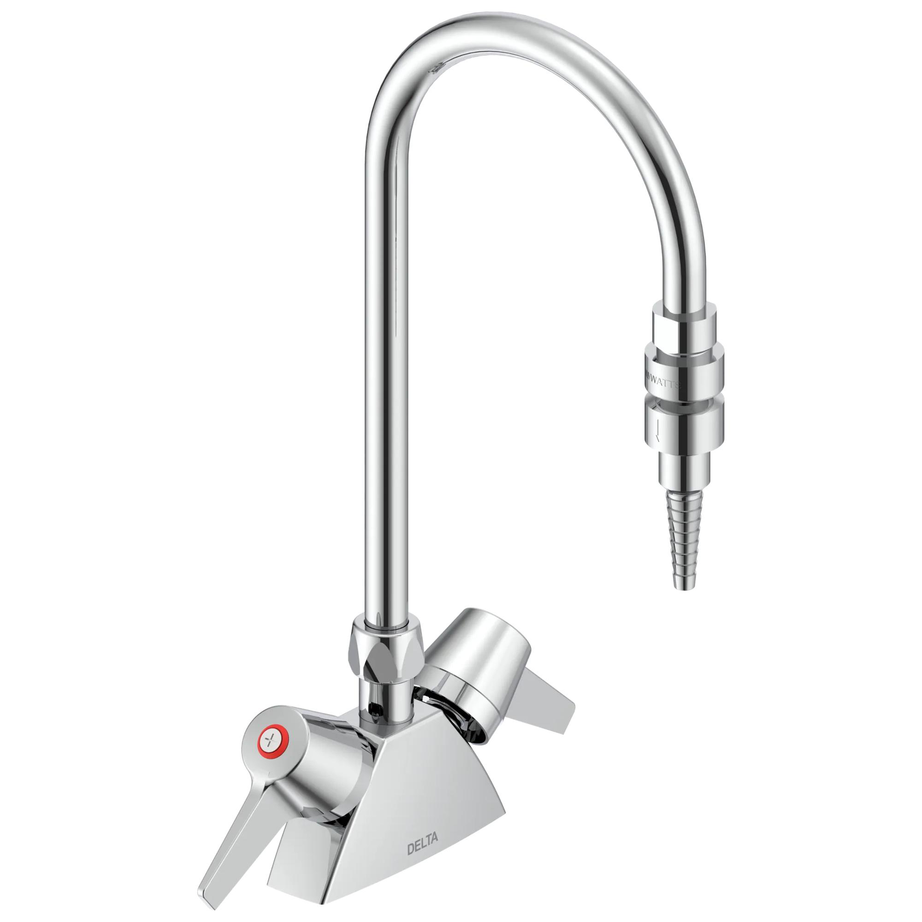 Two Handle Deck-mount Laboratory Mixing Faucet