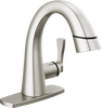 Single Handle Pull Down Bathroom Faucet