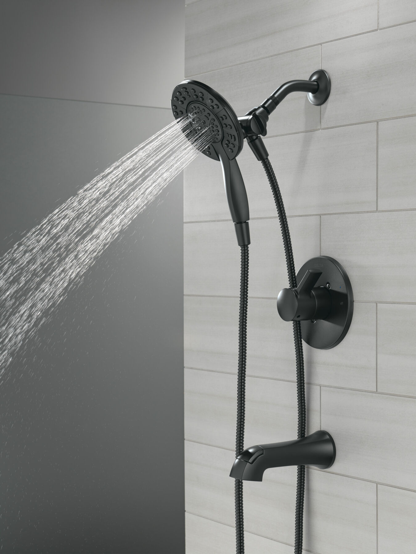Tub Shower Trim with Universal Rough Bundle