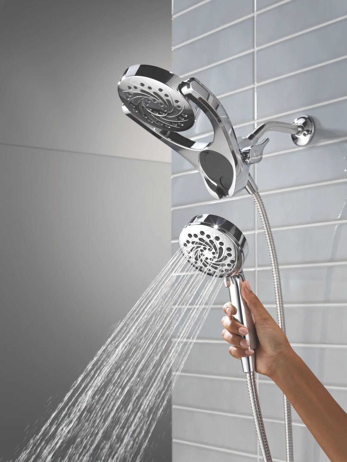 Monitor 14 Series Shower Trim with 5-Setting HydroRain and ProClean Showerhead Bundle