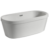 68" x 36" Freestanding Tub with Integrated Waste and  Overflow