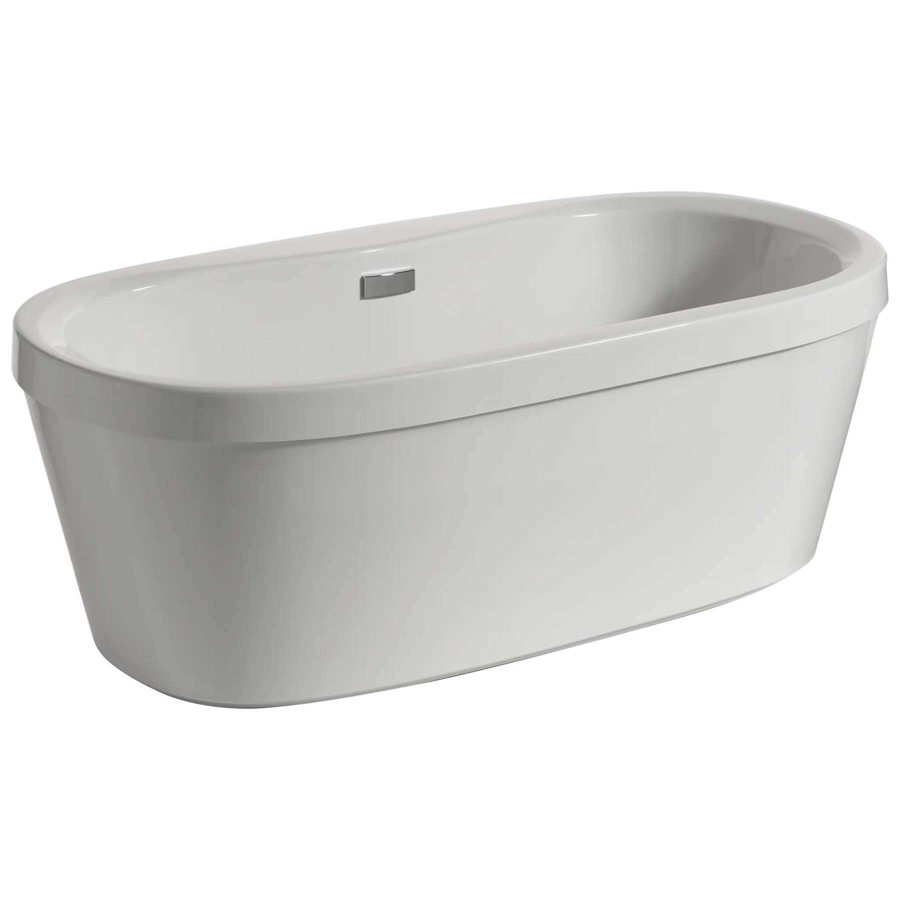 68" x 36" Freestanding Tub with Integrated Waste and  Overflow