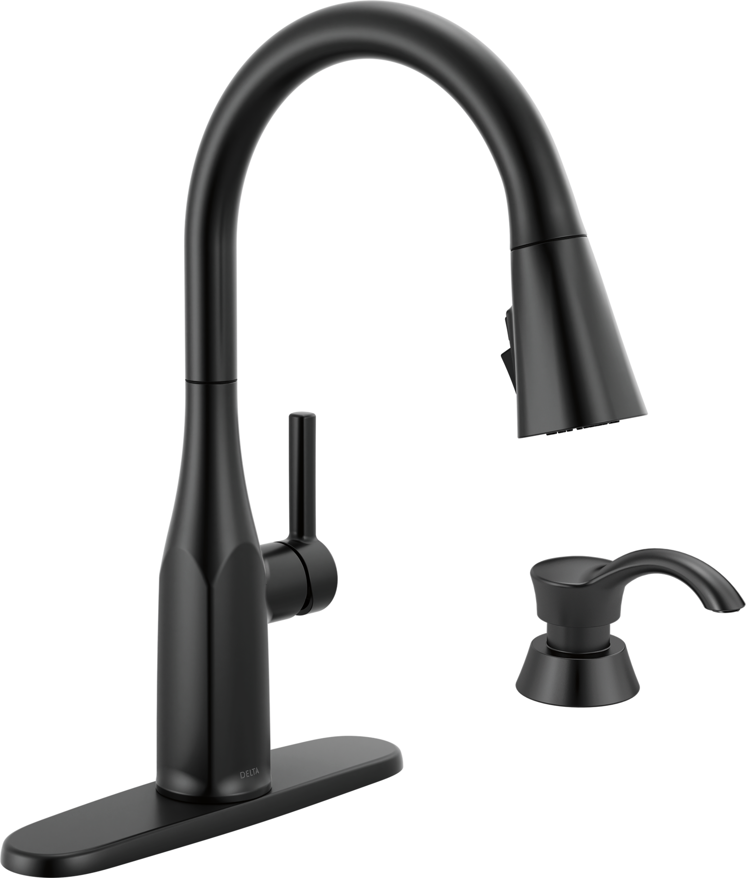 Pull-Down Kitchen 1 Handle with Soap Dispenser Bundle