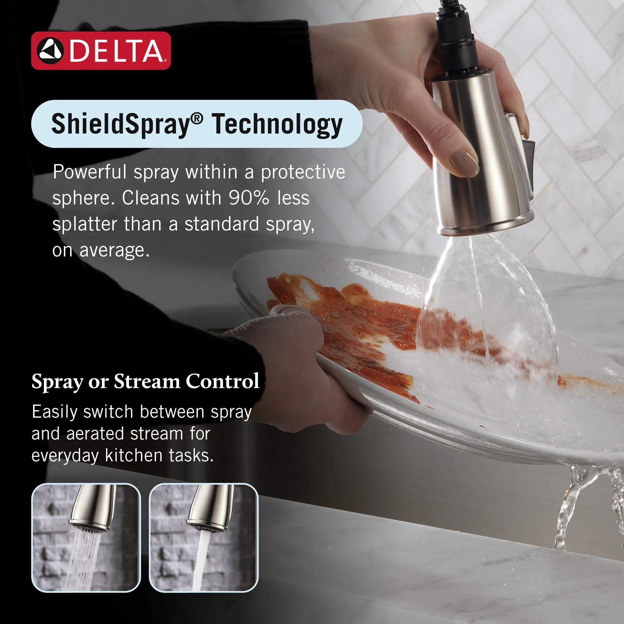 Single Handle Pull-Down Kitchen Faucet with Soap Dispenser and