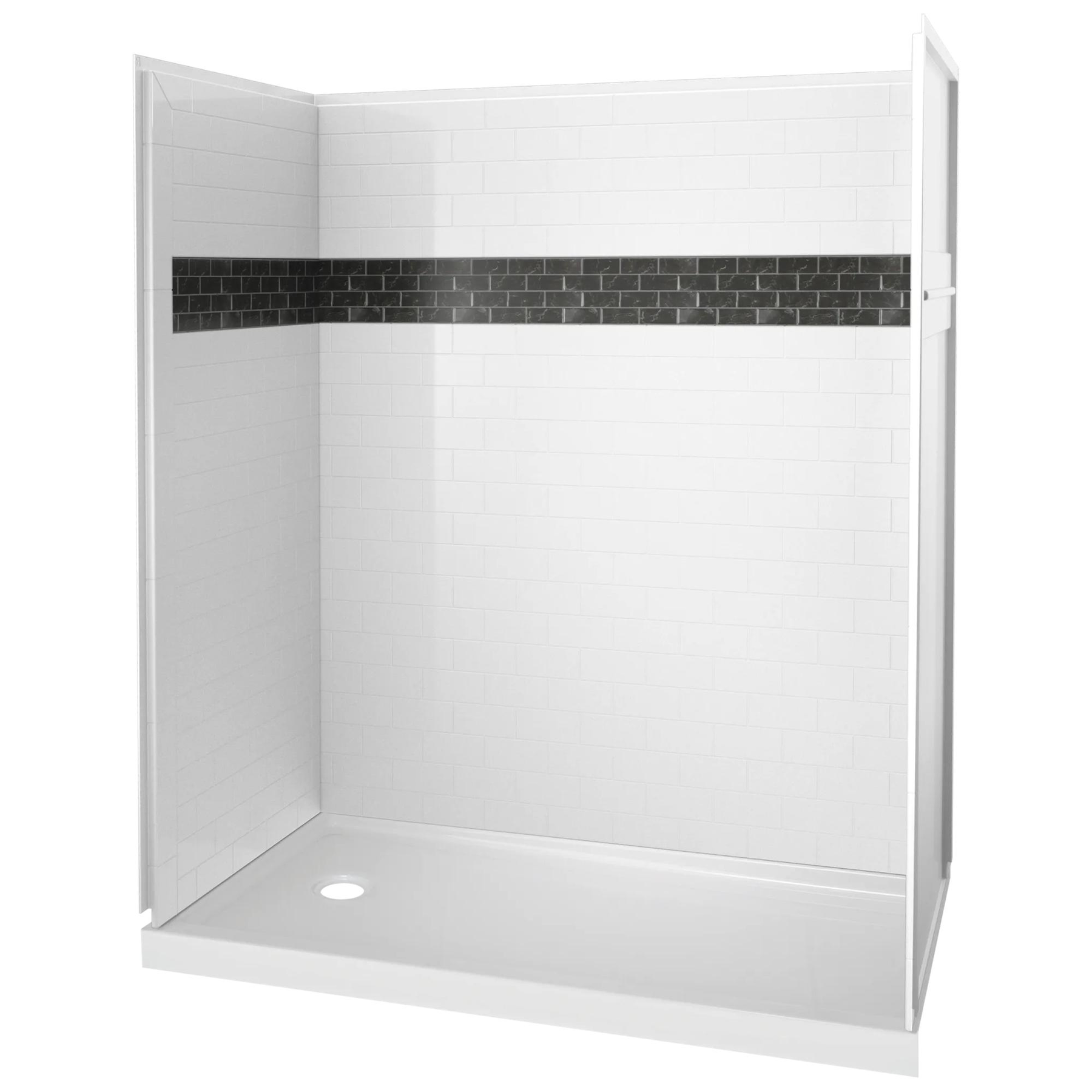60" x 32" Shower Base - Left Drain