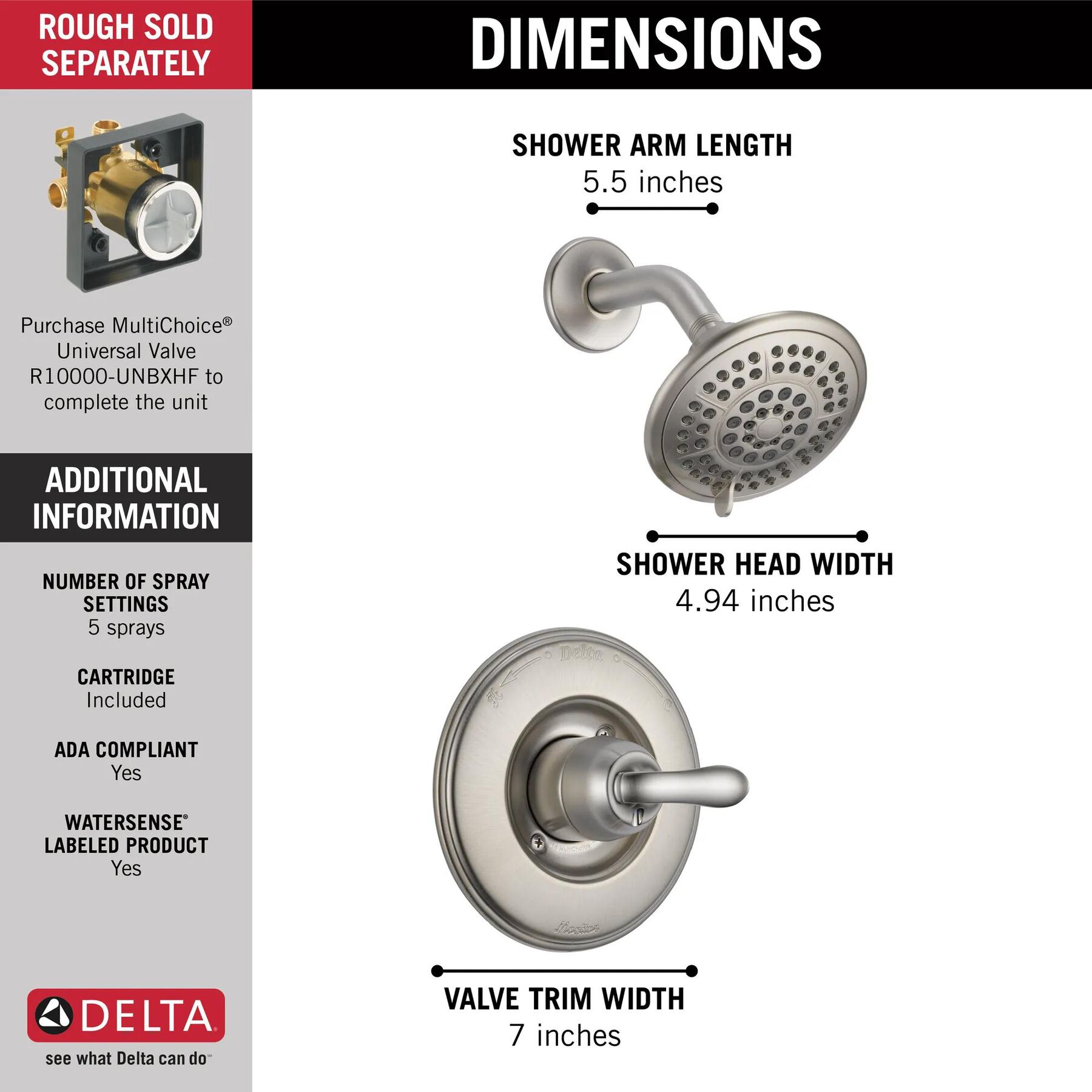Monitor&reg; 14 Series Shower Trim