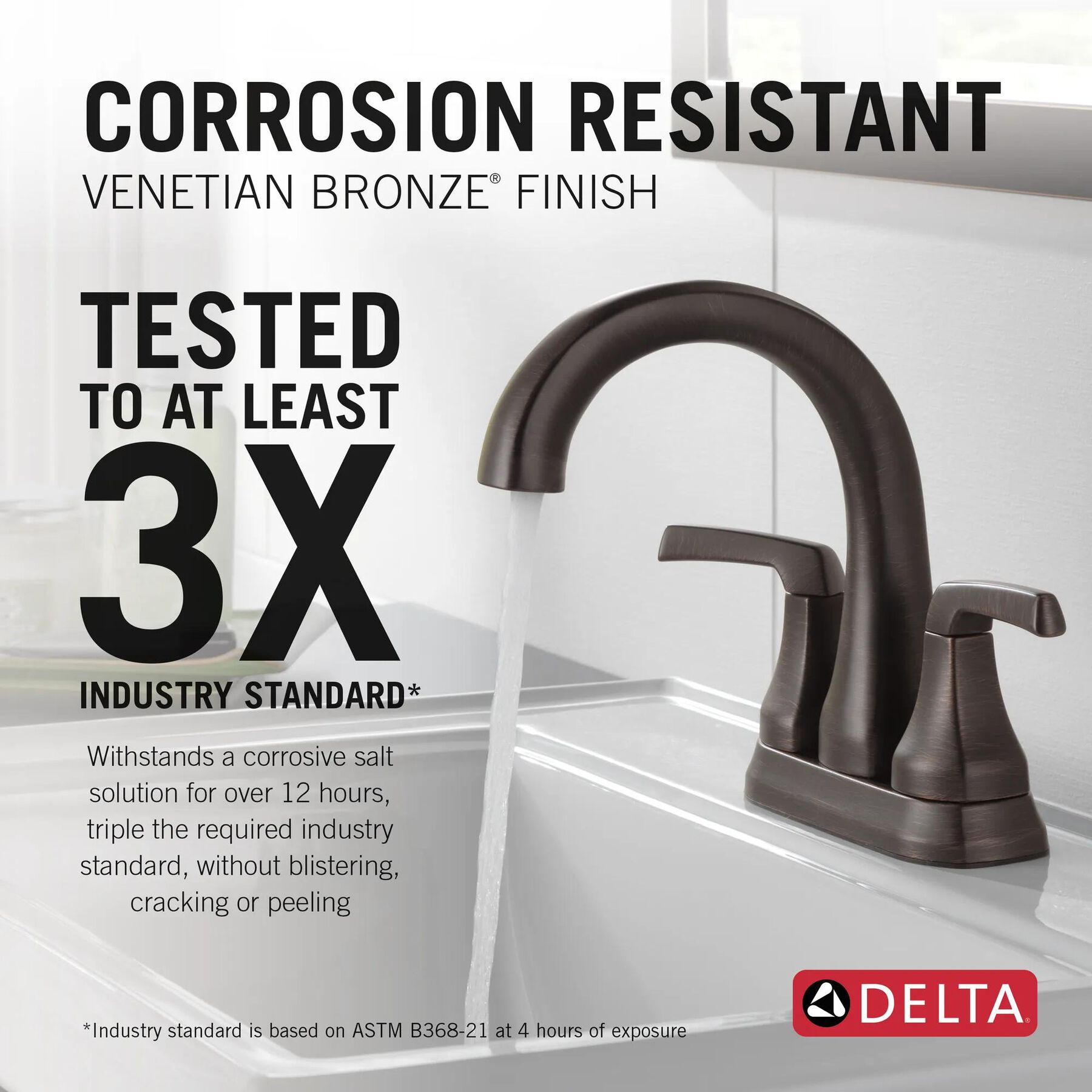 Two Handle Centerset Bathroom Faucet