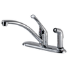 Single Handle Kitchen Faucet with Integral Spray