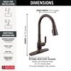Single Handle Pull-Down Kitchen Faucet (Recertified)