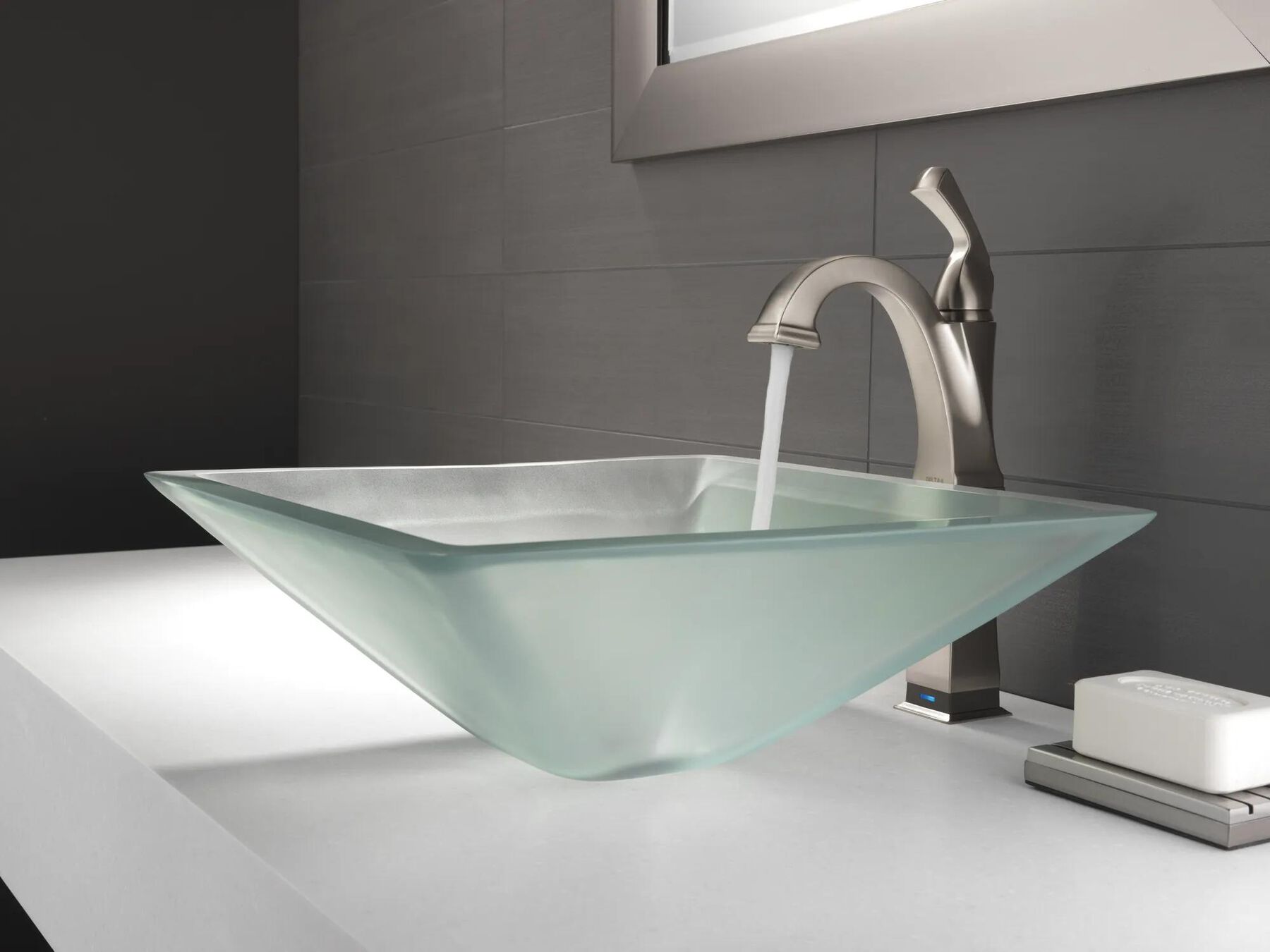Single Handle Vessel Bathroom Faucet with Touch<sub>2</sub>O.xt&reg; Technology