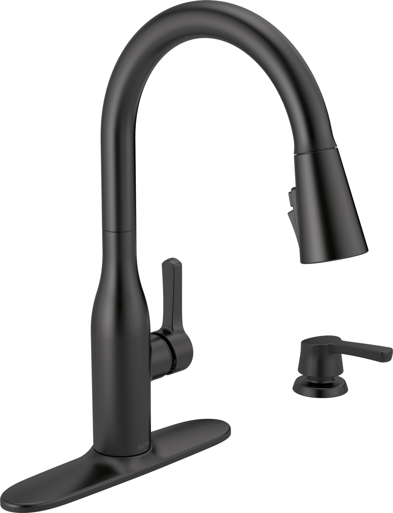 Single Handle Pull-Down Kitchen Faucet with Soap Dispenser and ShieldSpray&reg; Technology (Recertified)