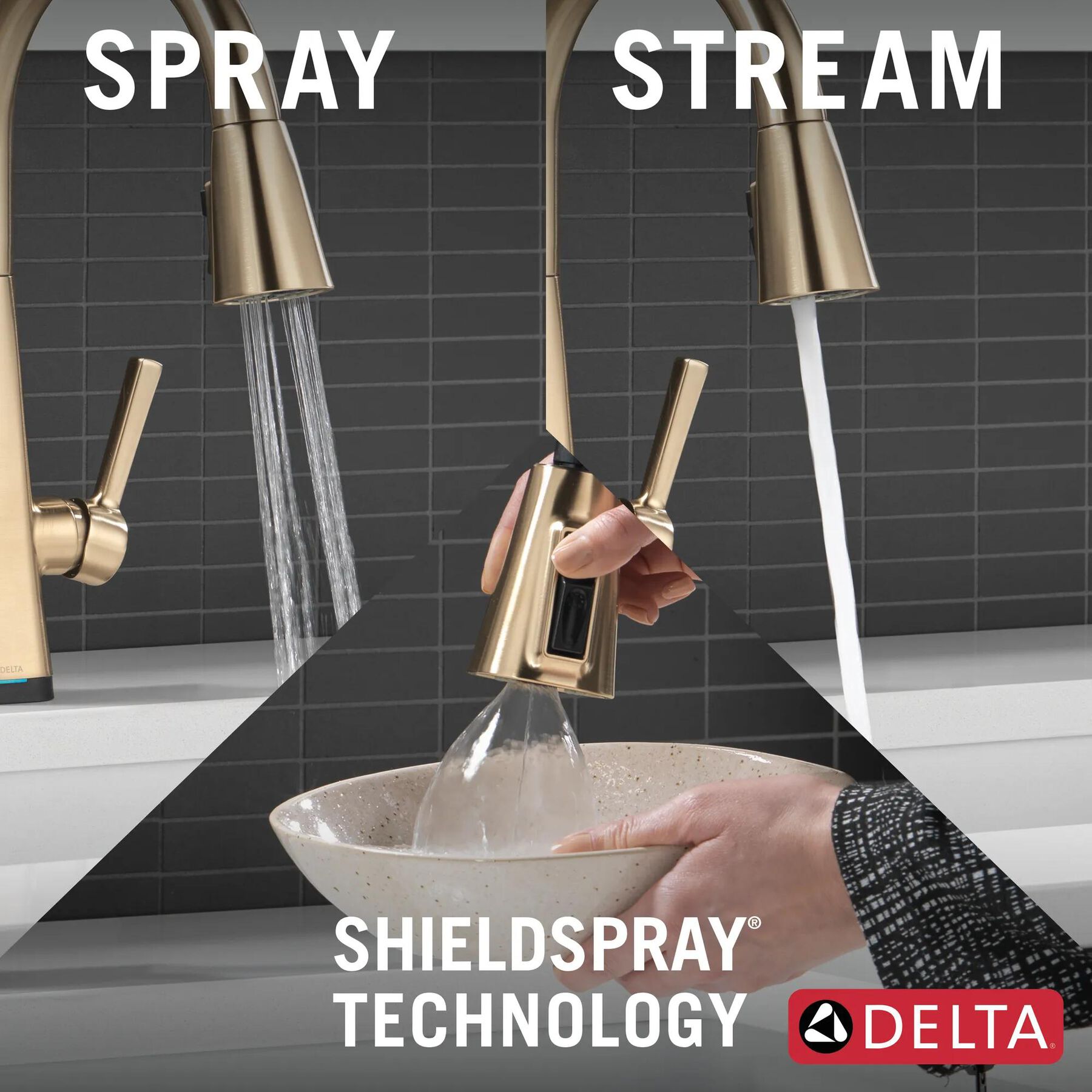 Single-Handle Pull-Down Kitchen Faucet with Touch<sub>2</sub>O&reg; Technology