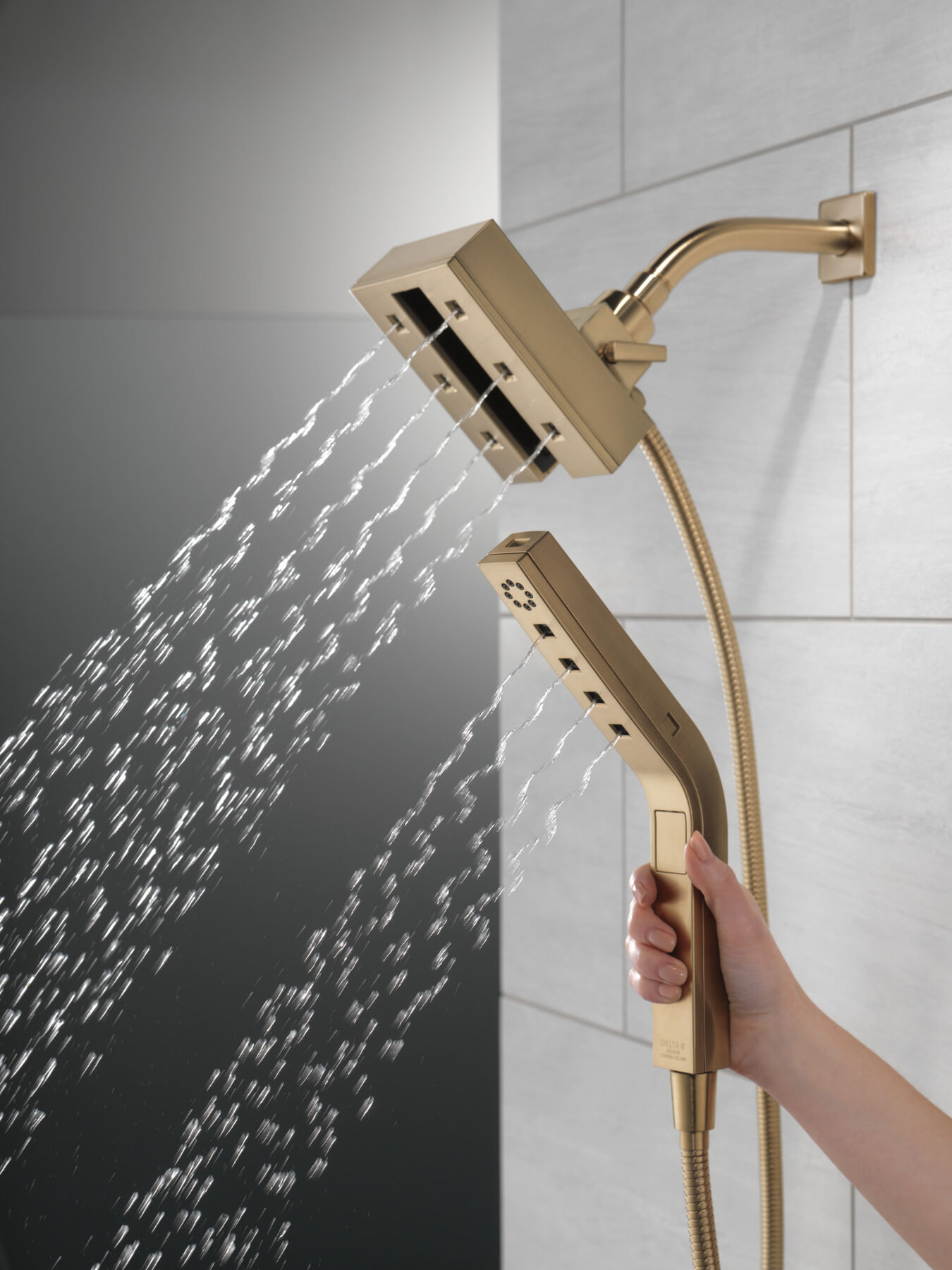 H<sub>2</sub>Okinetic&reg; In2ition&reg; 4-Setting Two-in-One Shower (Recertified)