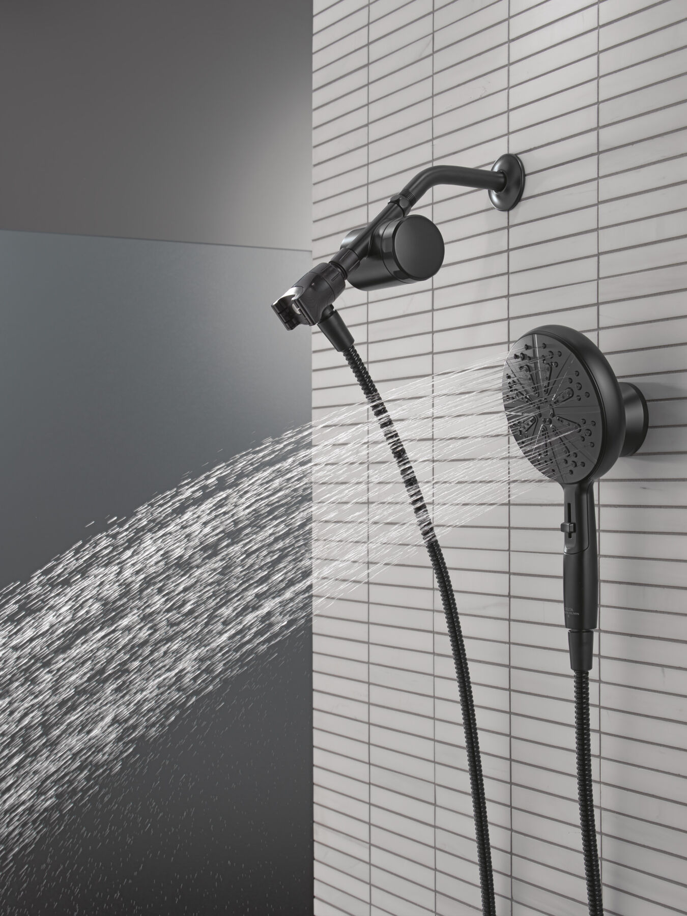Standard Shower Filter with 6-Setting Showerhead and Mount Bundle