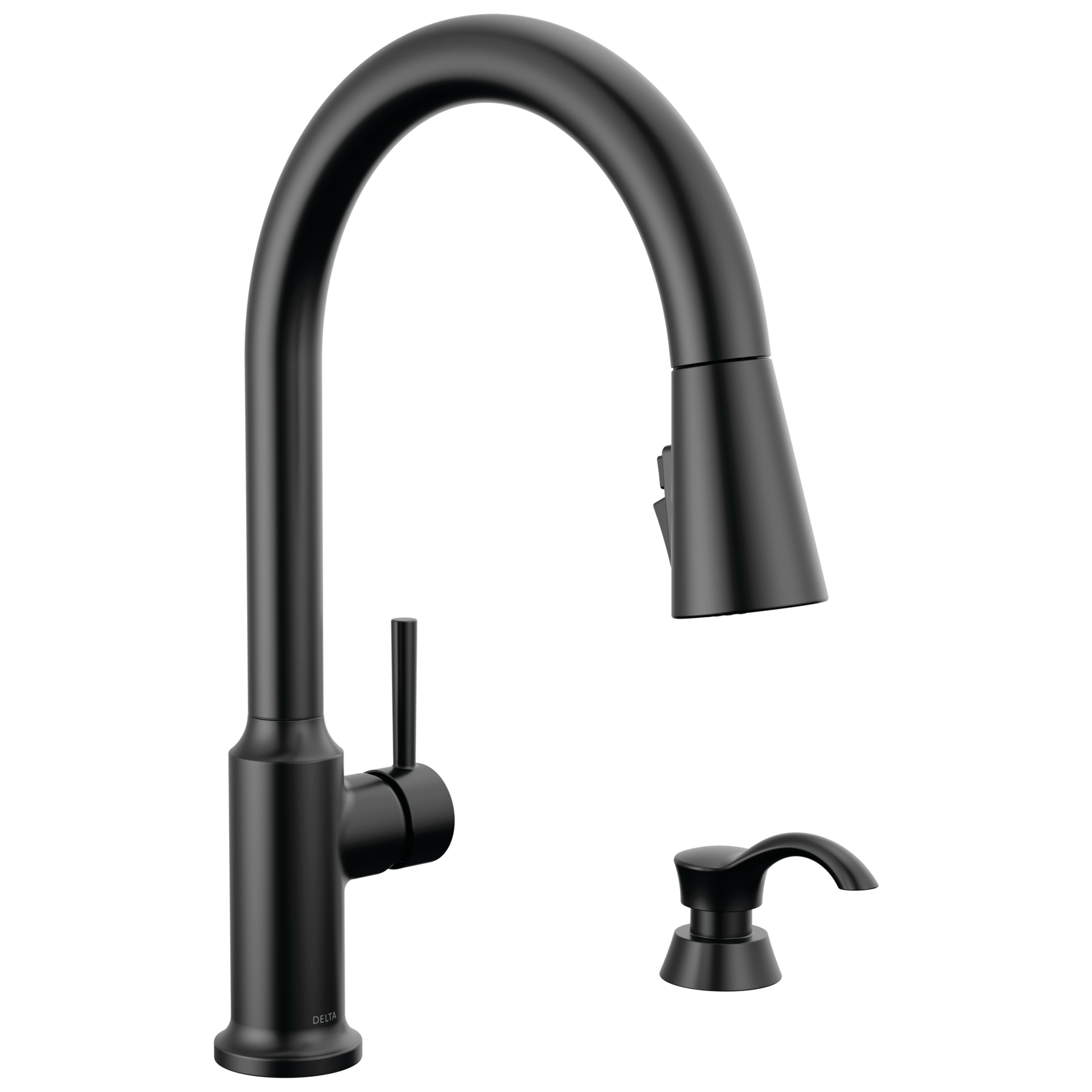 Single Handle Pull-Down Kitchen Faucet with Soap Dispenser and ShieldSpray&reg; Technology (Recertified)