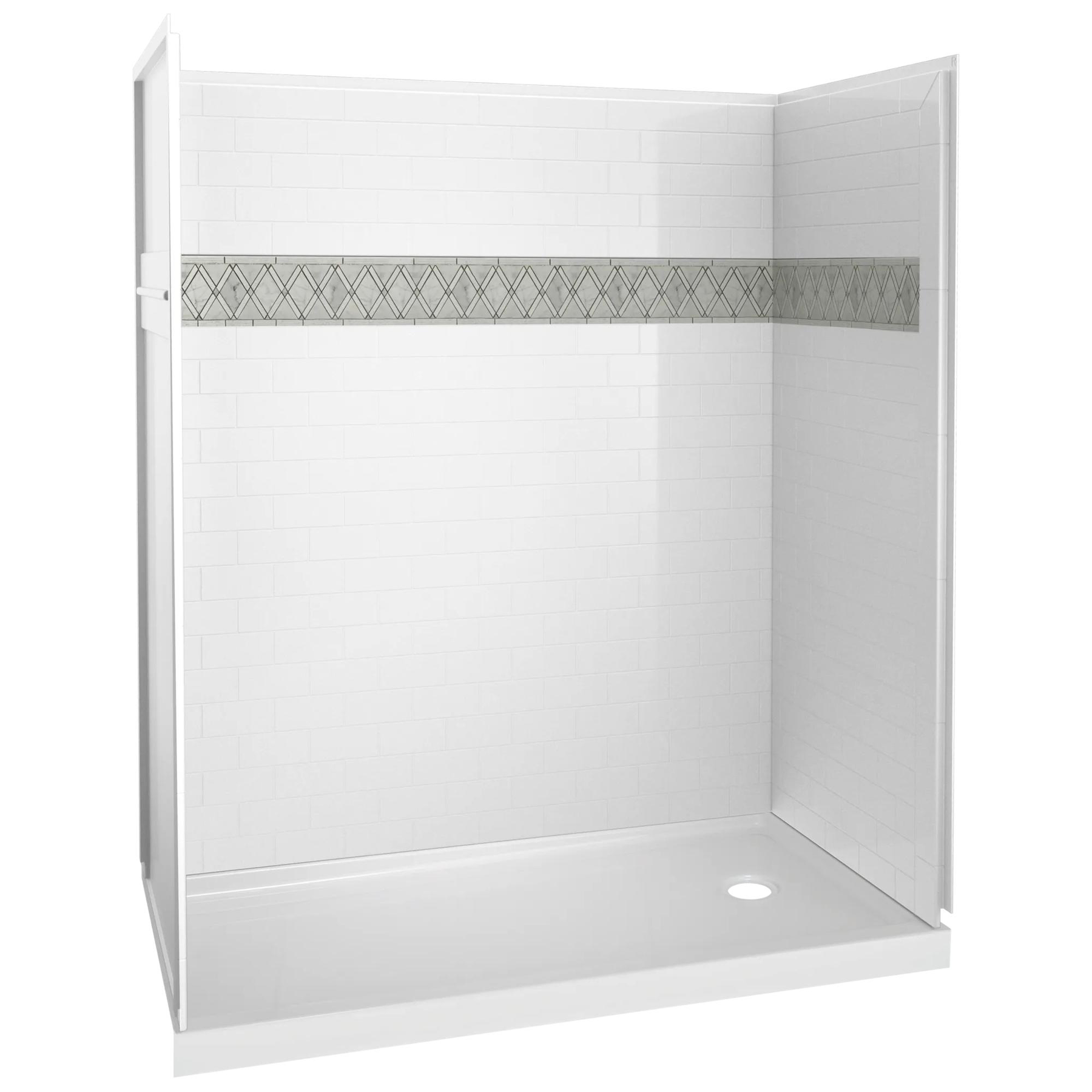 60" x 32" Shower Base - Right Drain