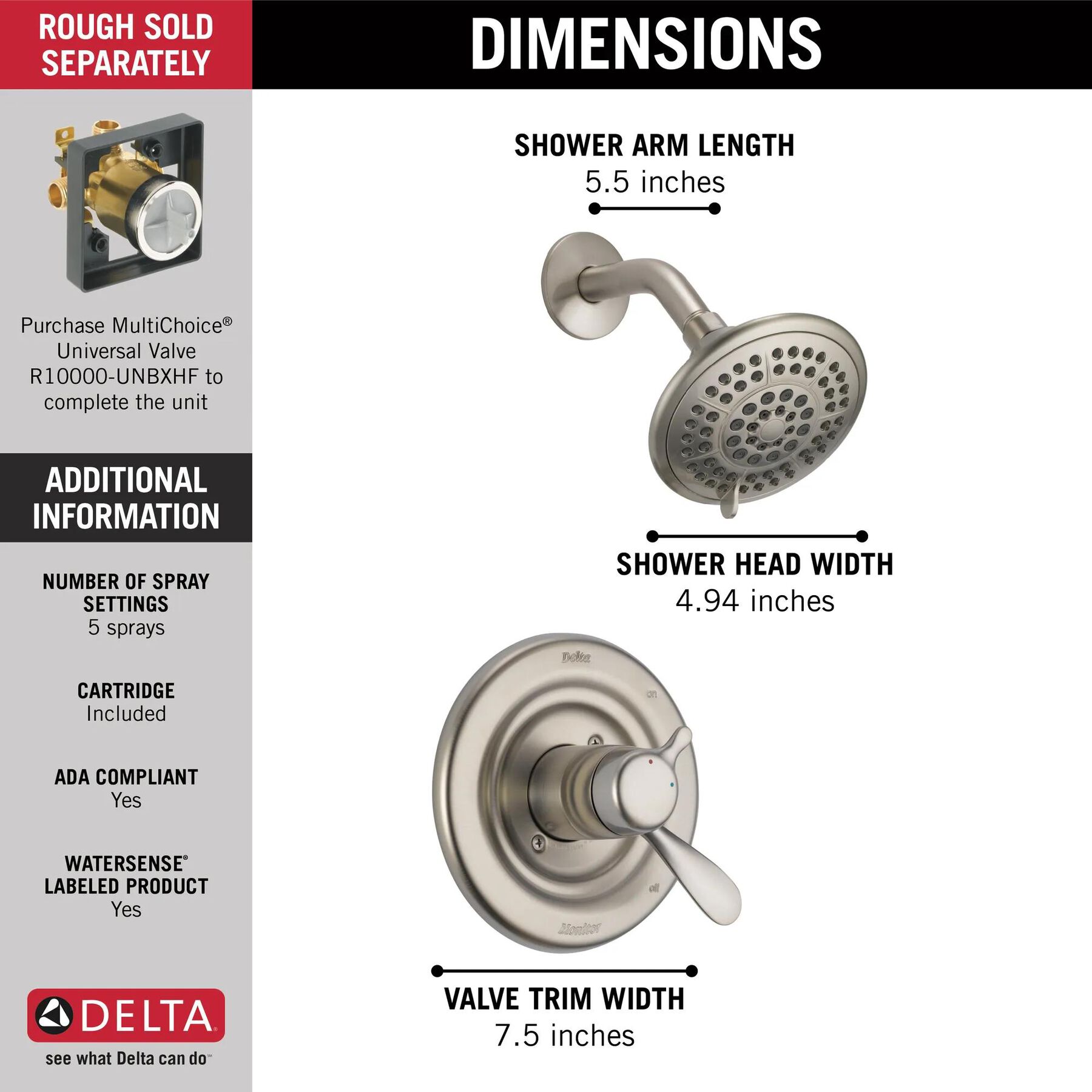 Monitor&reg; 17 Series Shower Trim