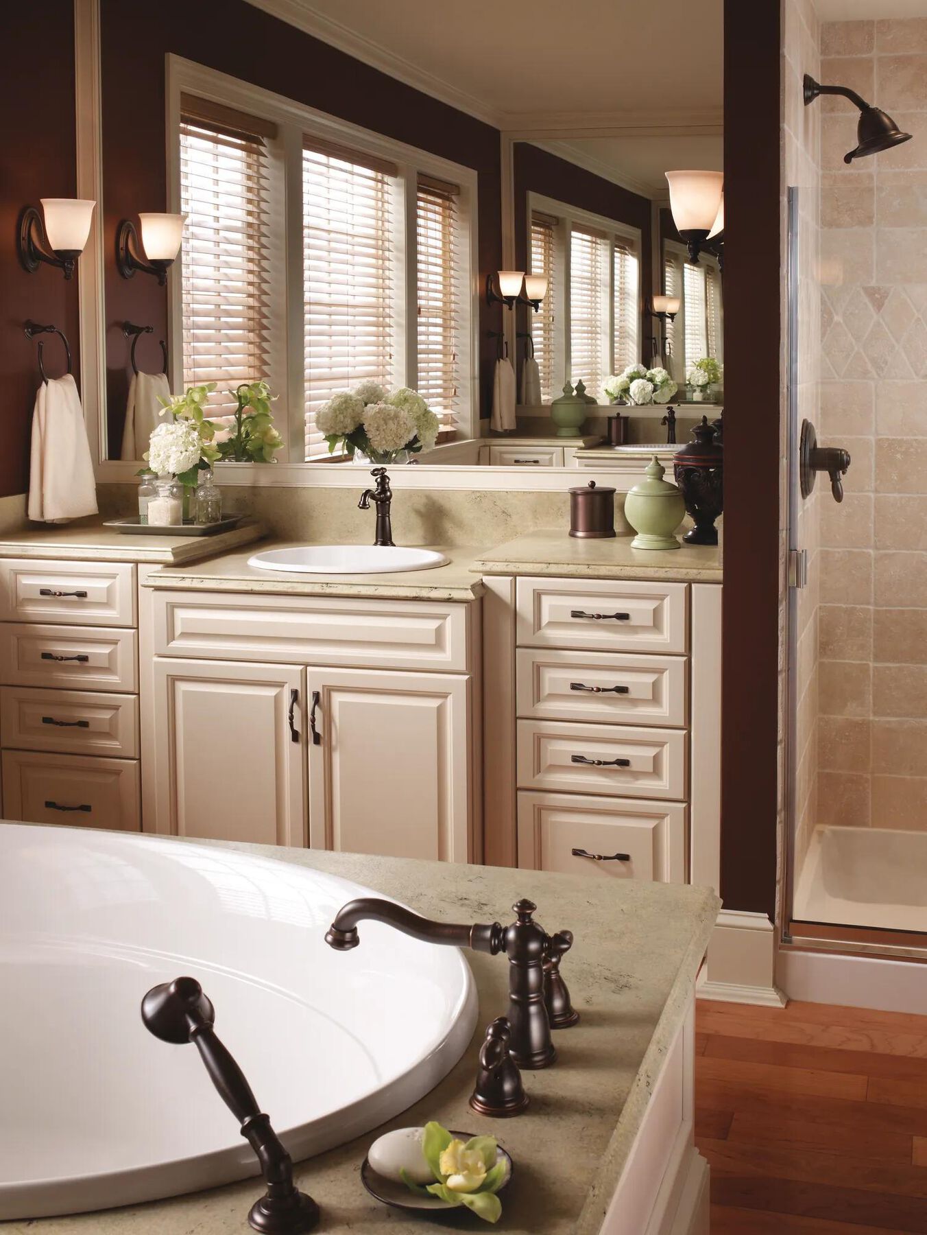 Metal Lever Handle Set - Roman Tub