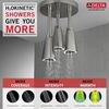 H<sub>2</sub>Okinetic&reg; Pendant Raincan Shower Head with LED Light