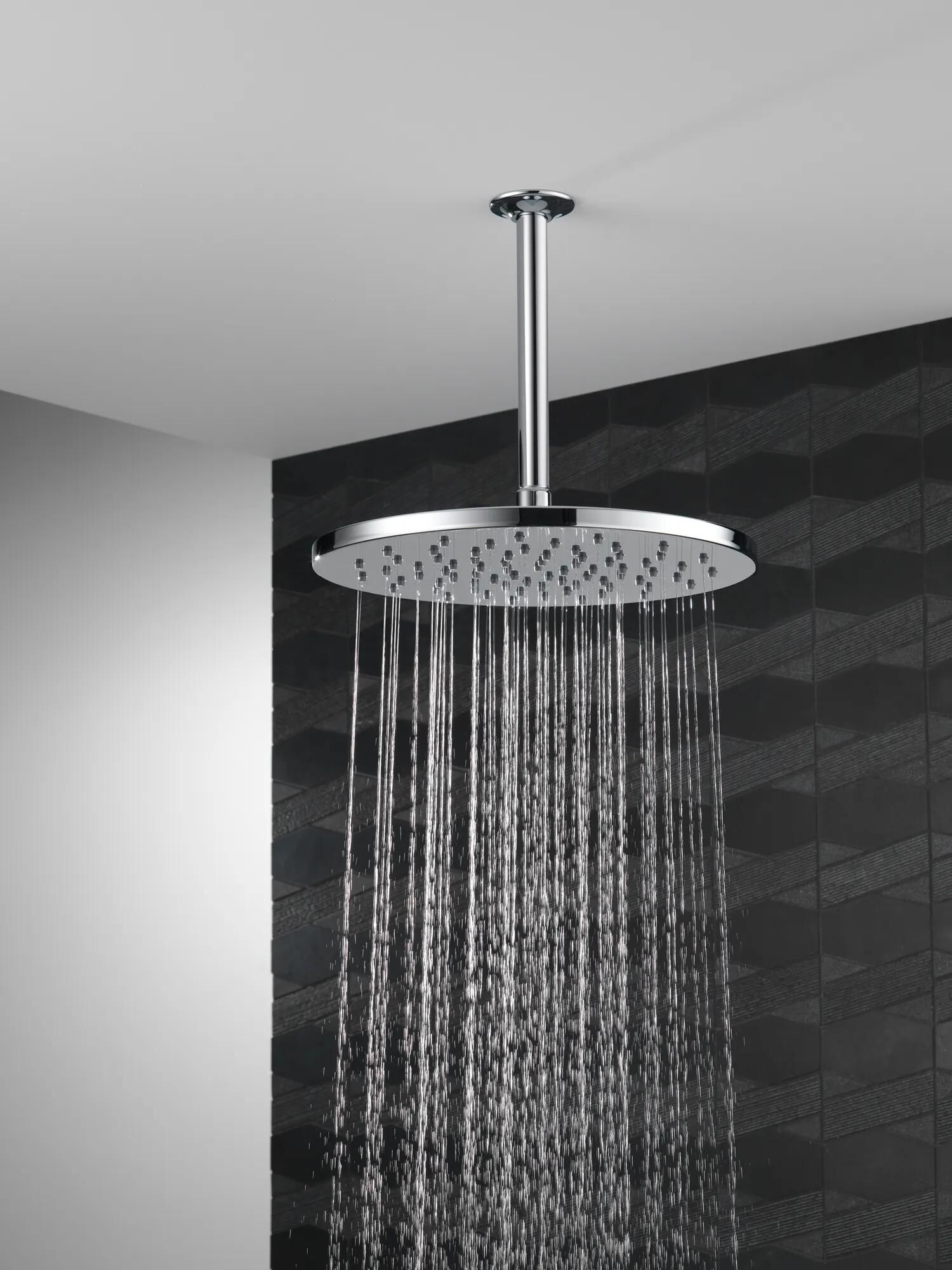Mtakee 　SACRA H.COUNT COTTON Single-Setting Metal Raincan Shower Head in Chrome 52158 | Delta