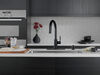 Single Handle Pull-Down Kitchen Faucet with Touch<sub>2</sub>O&reg; Technologyand Soap Dispenser