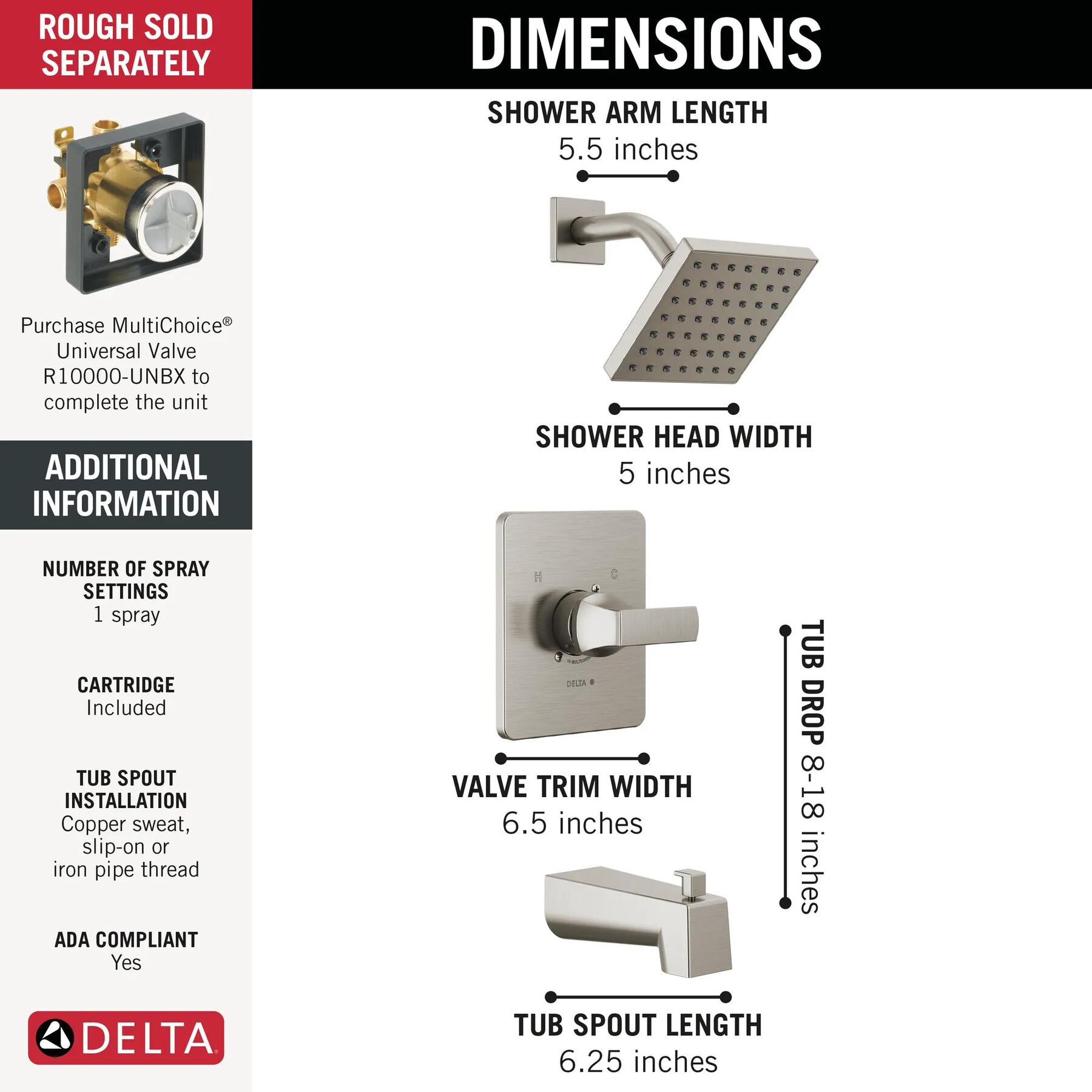 Monitor 14 Series Tub & Shower