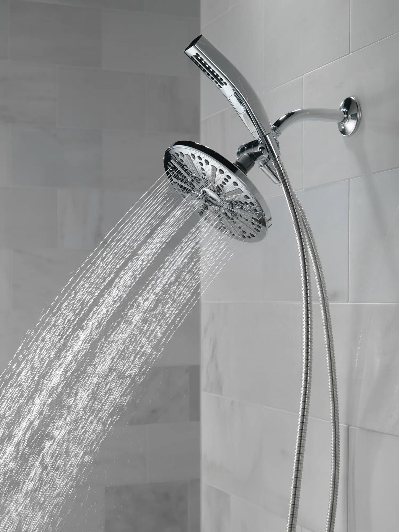 Shower Head & Hand Shower 1.75 GPM 4-Setting