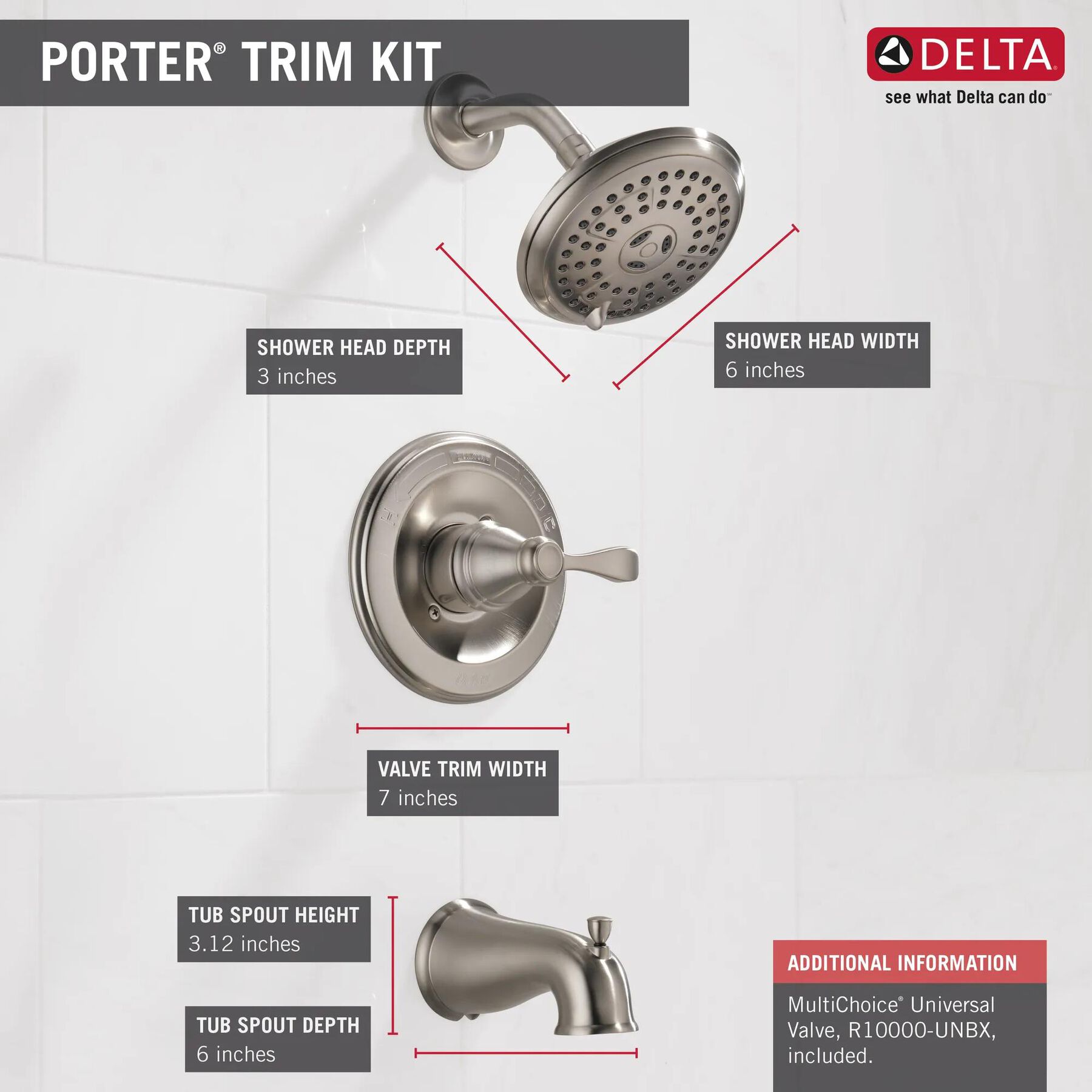 Monitor&reg; 14 Series Tub & Shower