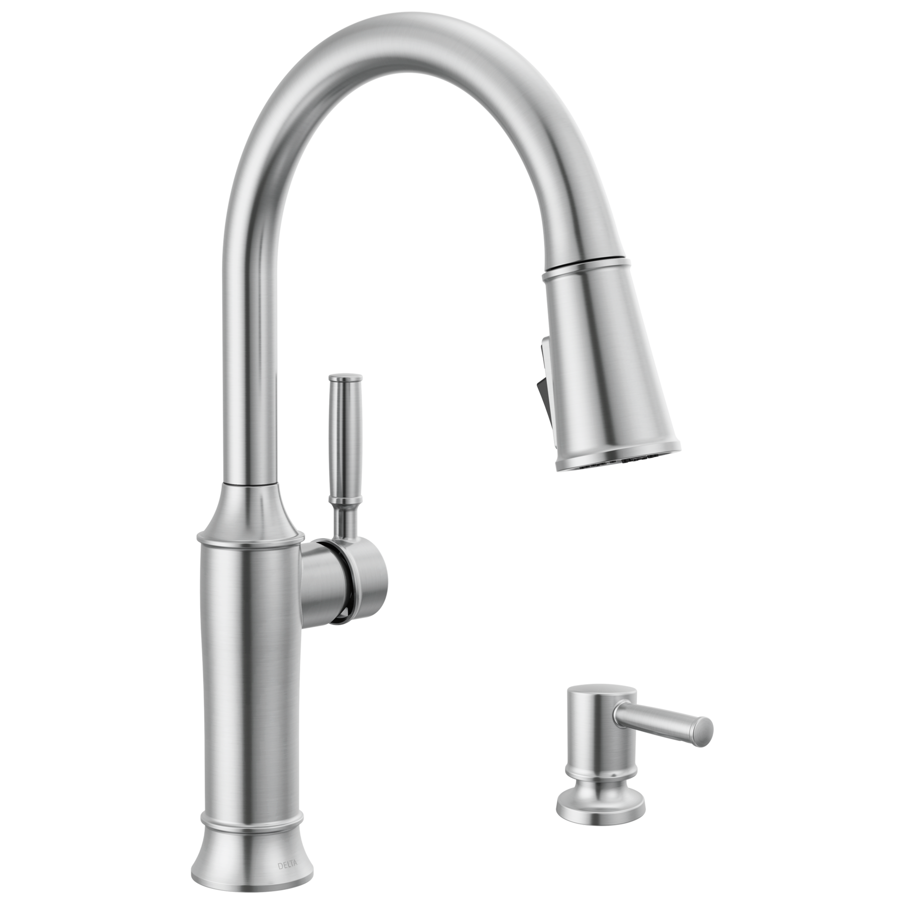 Pull-Down Kitchen Single Handle with Soap Dispenser Bundle