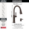 Pull-Down Kitchen Single Handle with Soap Dispenser Bundle