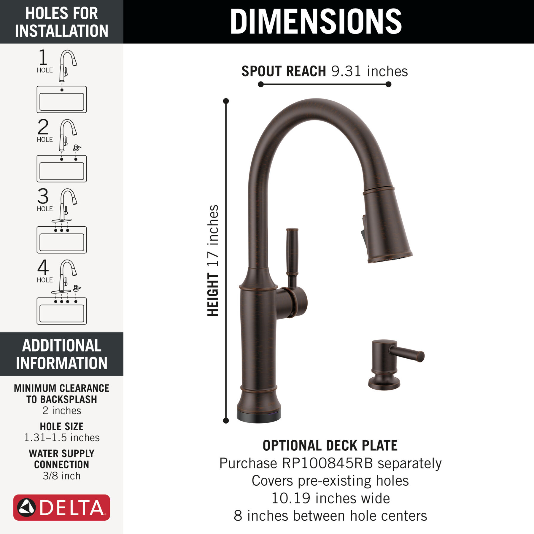 Pull-Down Kitchen Single Handle with Soap Dispenser Bundle