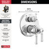 17T Series Integrated Diverter Trim 6-Setting