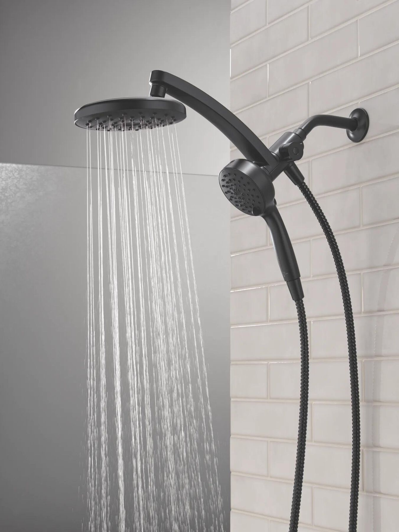 PivotPro&trade; 3-in-1 Combination Shower with Silicone Spray Face