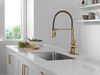 Single-Handle Pull-Down Spring Kitchen Faucet