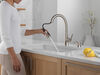 Single Handle Pull-Down Kitchen Faucet with Soap Dispenser and ShieldSpray Technology