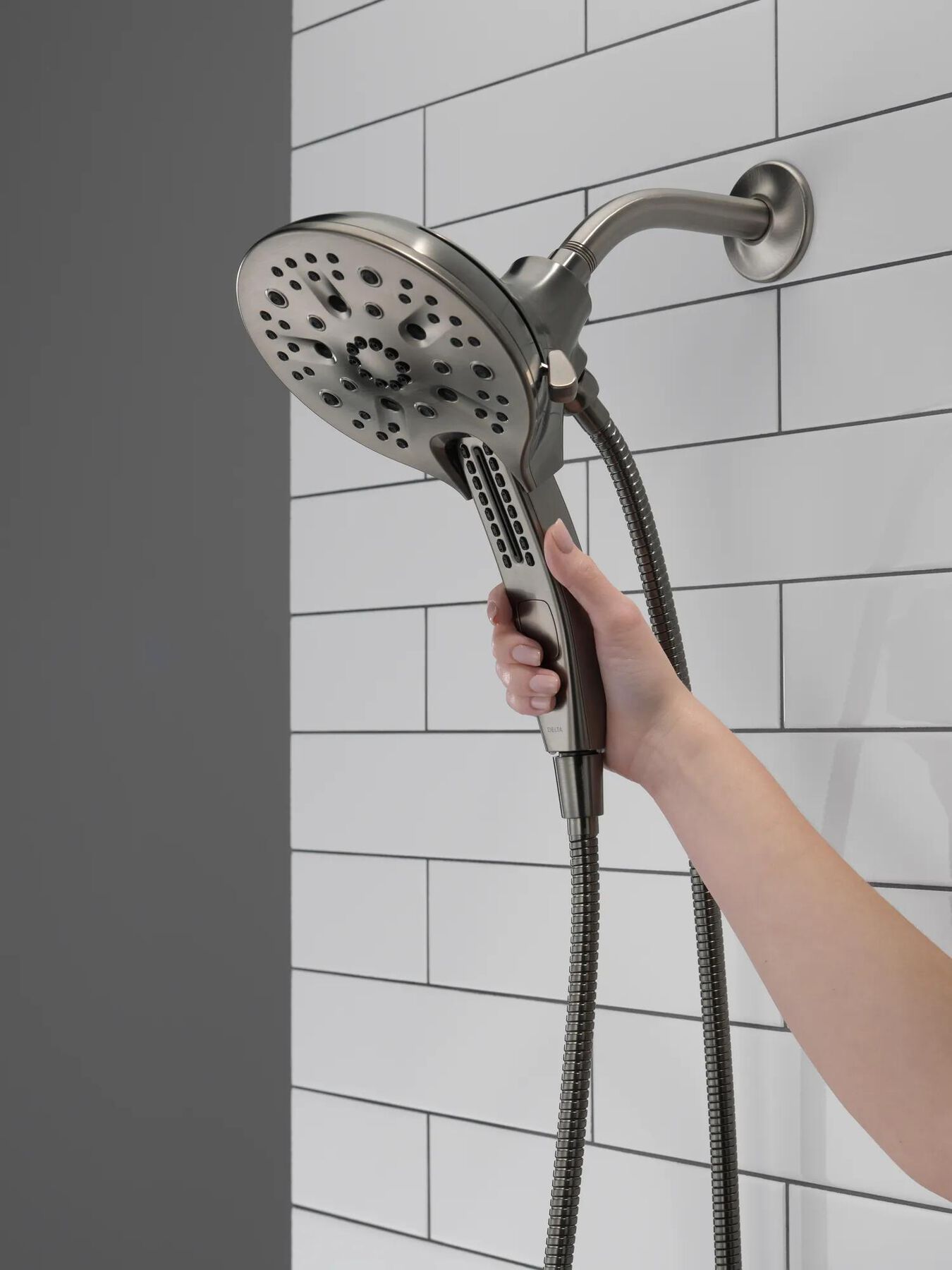 In2ition&reg; H<sub>2</sub>Okinetic&reg; 5-Setting Two-in-One Shower
