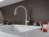Single Handle Pull-Down Kitchen Faucet with Soap Dispenser