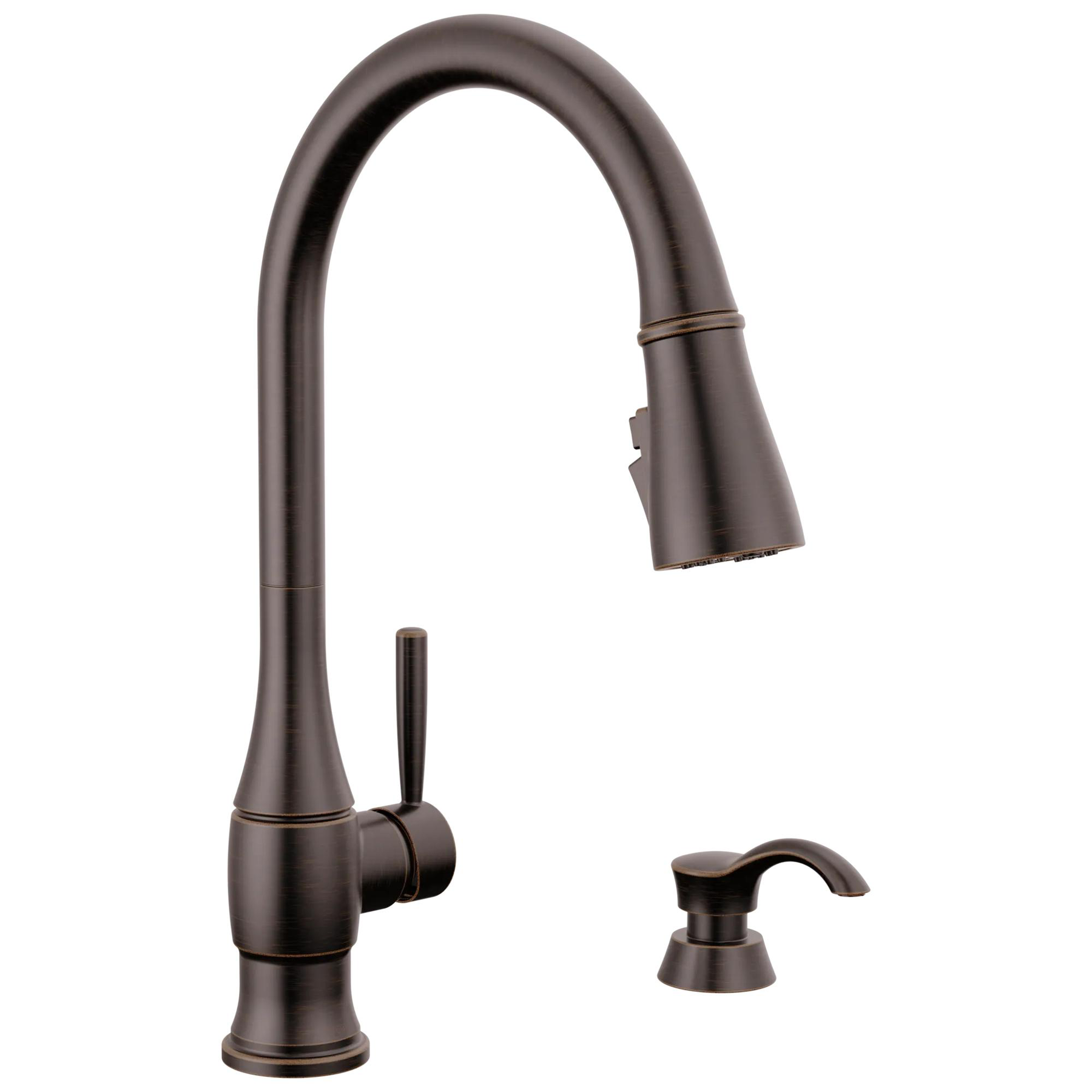 Pull-Down Kitchen Faucet w/Soap (Recertified)